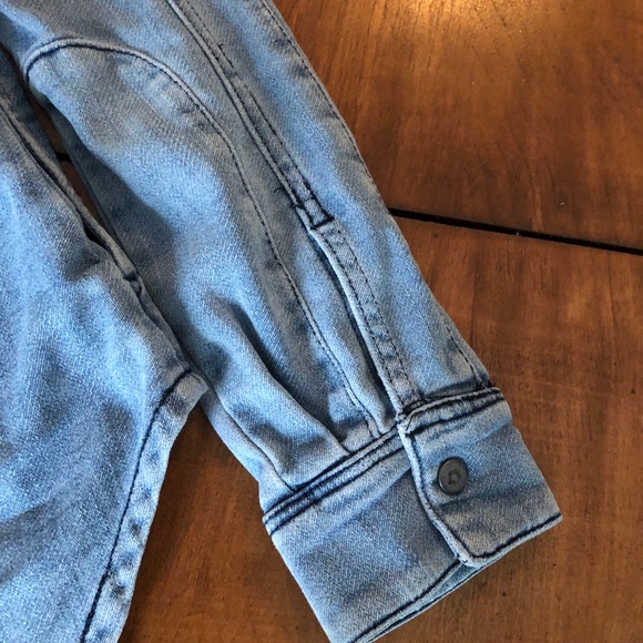 Denim Zip-up Blazer - Picture 9 of 10